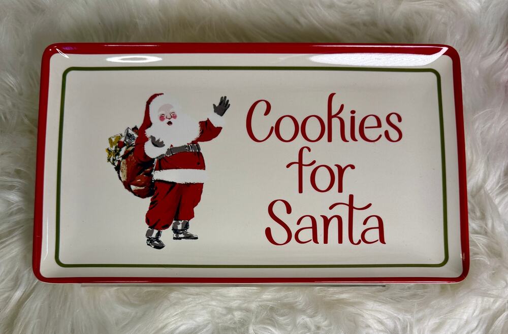 Target Threshold Cookies for Santa Serving Platter - 2019 Serve Tray - Melamine